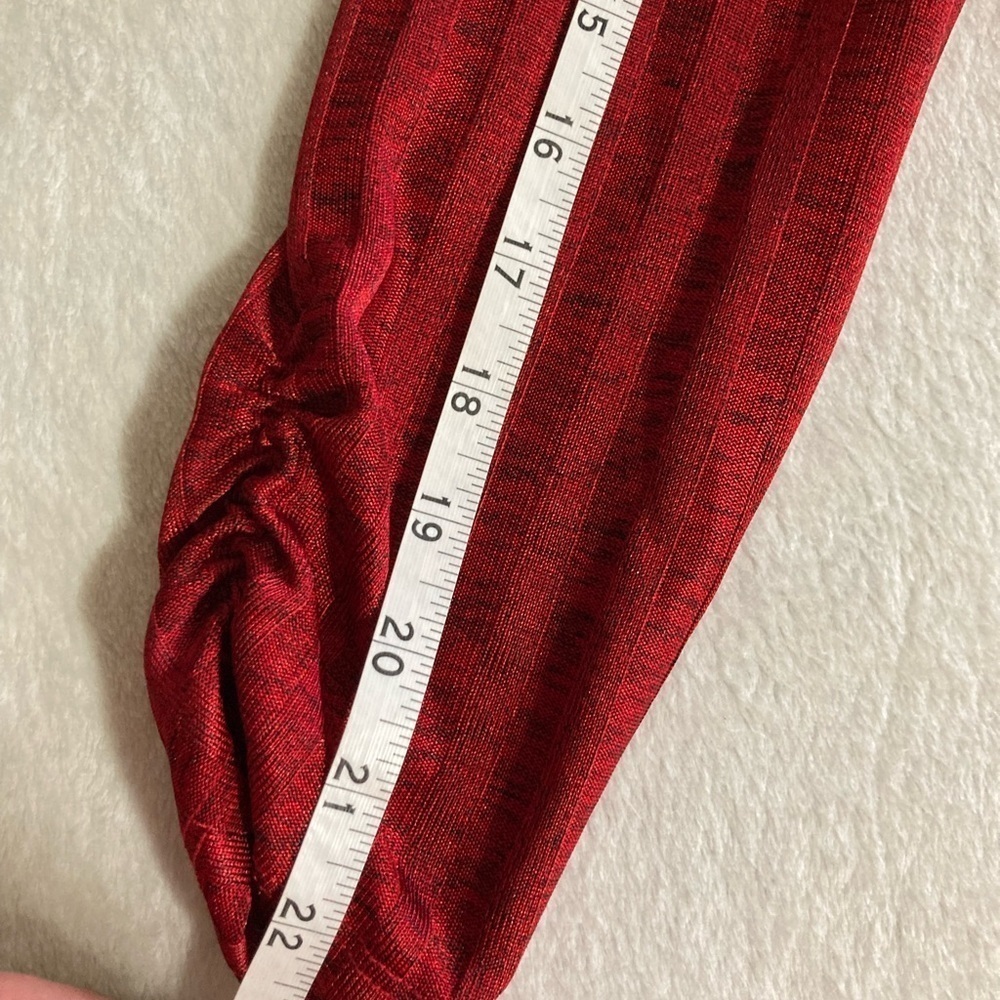 Apt. 9 red long sleeved women’s tunic blouse size medium - Picture 9 of 9